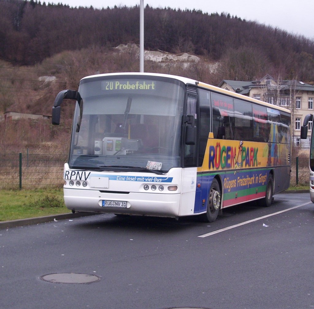 Neoplan Euroliner der RPNV in Sassnitz.