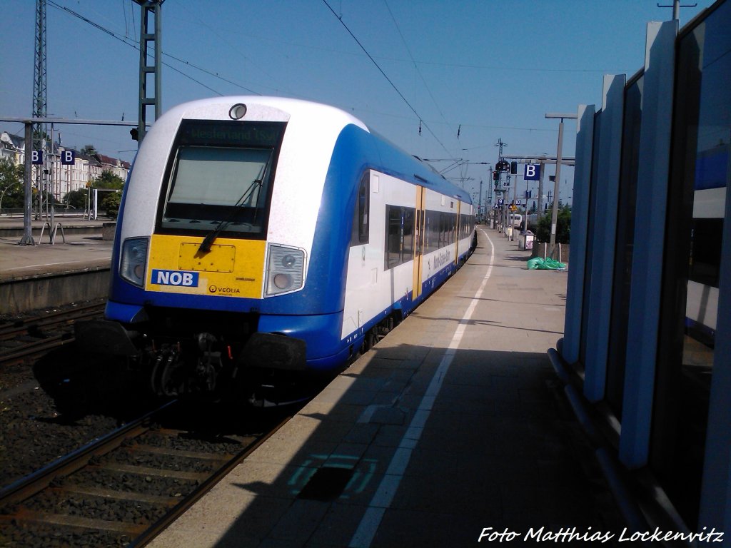 NOB aus Westerland (Sylt) bei der Einfahrt in Hamburg-Altona am 8.6.13