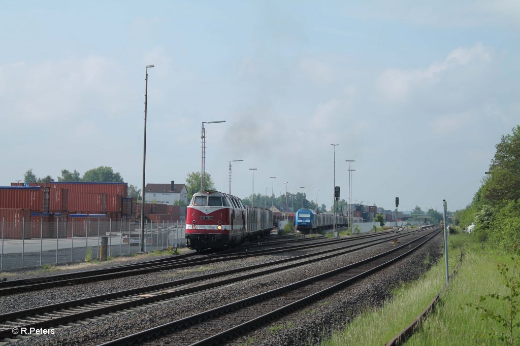 Nun beschleunigt sie den Zug ein letztes mal um weiter aufs ATW Gelnde zu fahren.