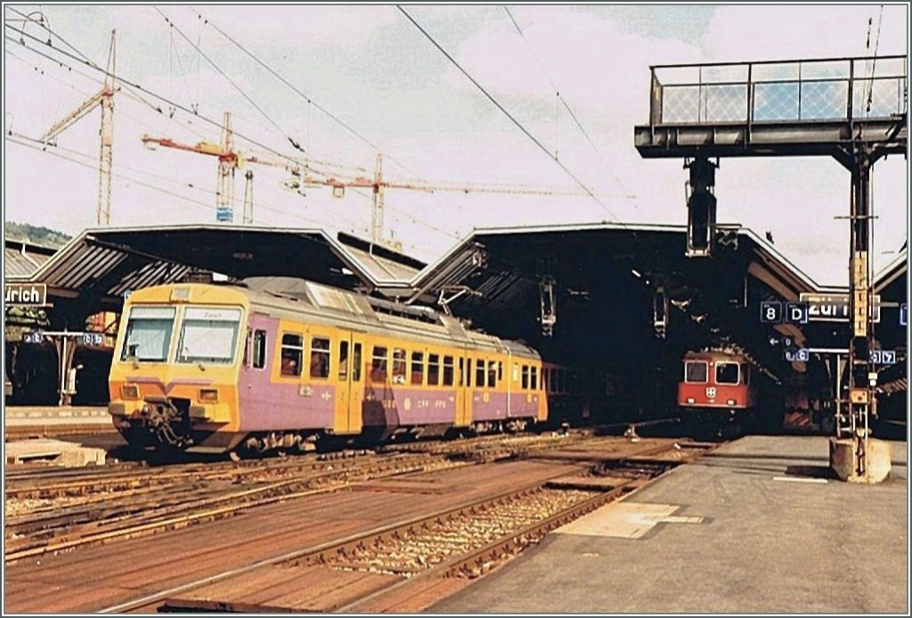 Nur kurz verkehrten die vier Prototypen des RABDe 8/16. 
Zrich, den 10 Sept 1984