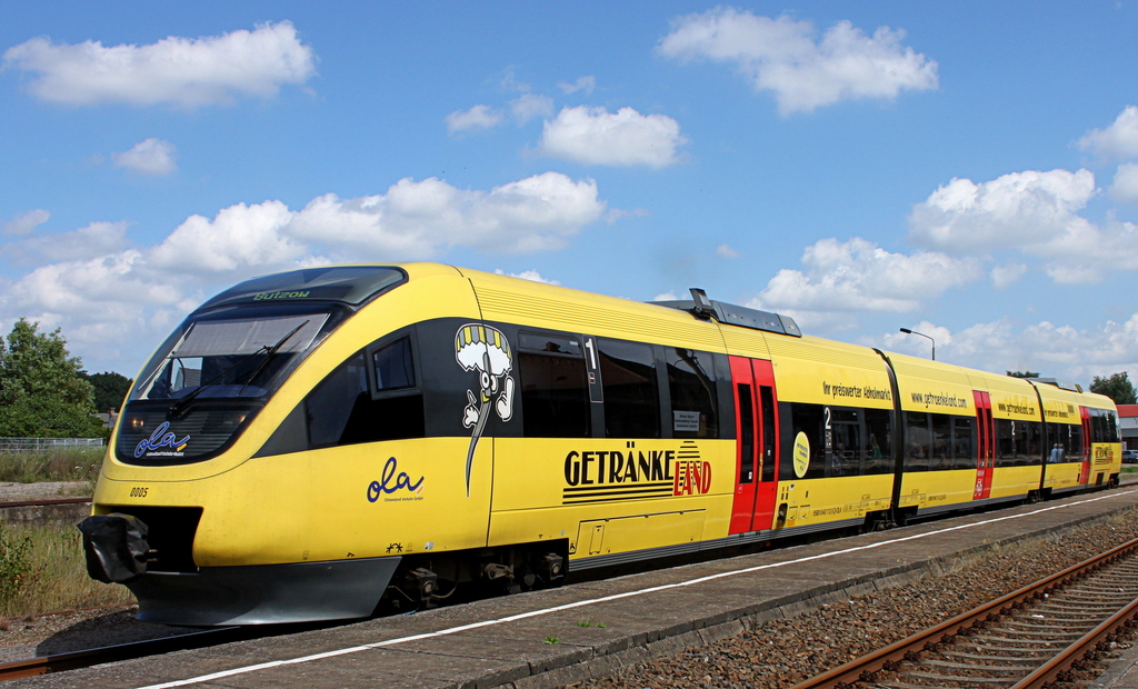 Ostseeland Verkehr 643 112 (0005) am 08.07.12 in Torgelow