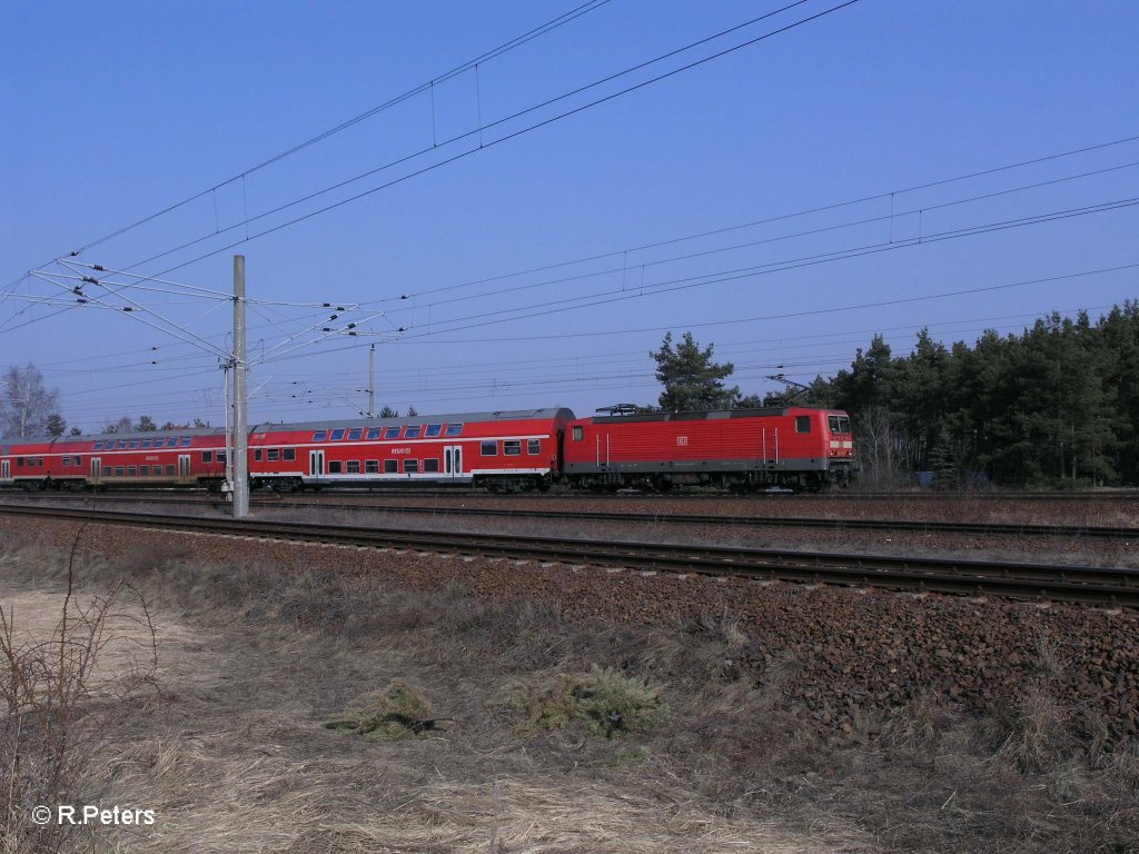 RB11 Cottbus bei Wiesenau. 09.03.11