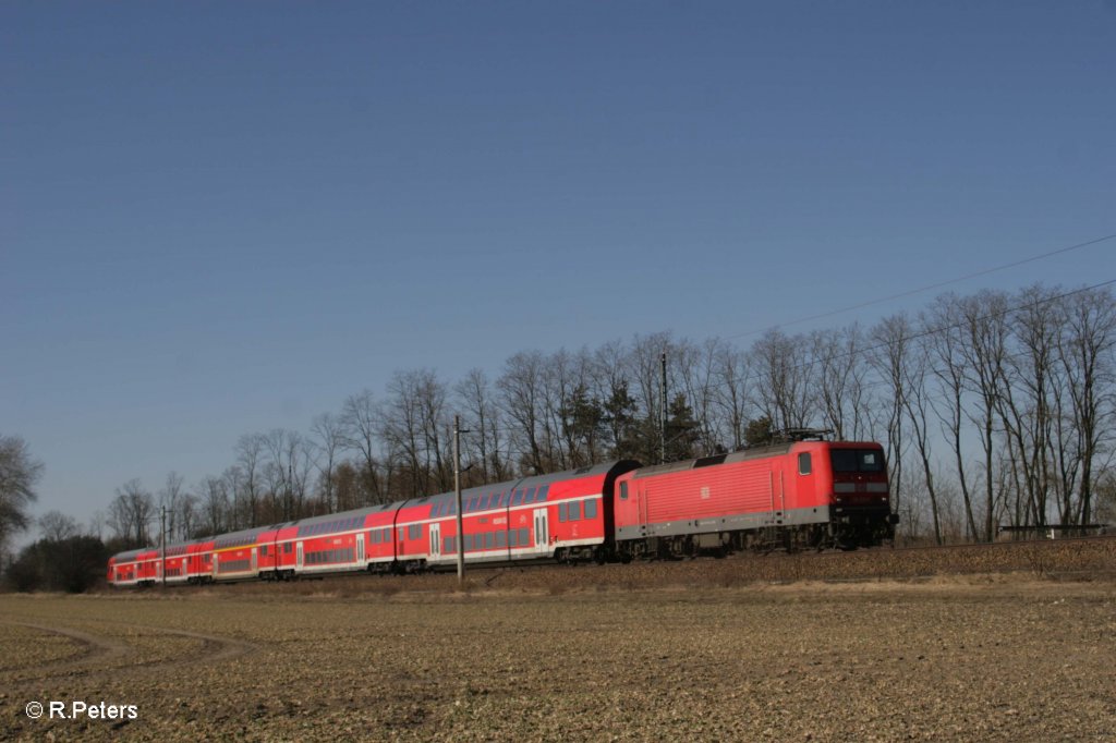 RE 18177 nach Eisenhttenstadt bei Jacobsdorf(Mark). 08.03.11