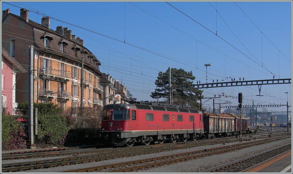 Re 6/6 11634 in Renenns. 
22.02.2012