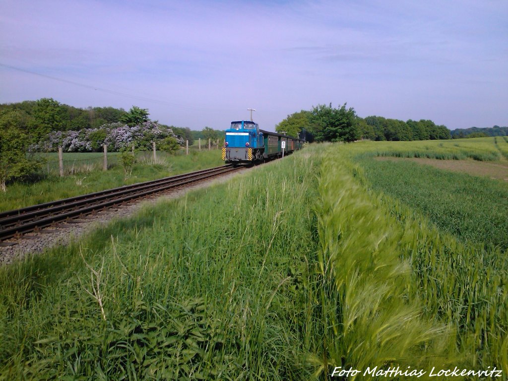 RBB 251 901 als Schlusslicht unterwegs nach Lauterbach Mole am 27.5.13