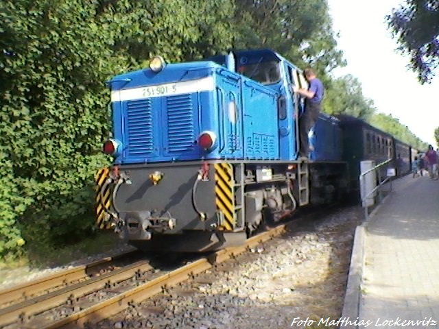 RBB 251 901 im Bahnhof Lauterbach Mole Am 27.7.13