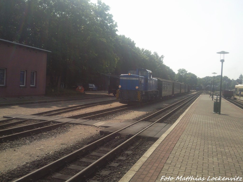 RBB 251 901 beim Rangieren im Bahnhof Putbus am 27.7.13