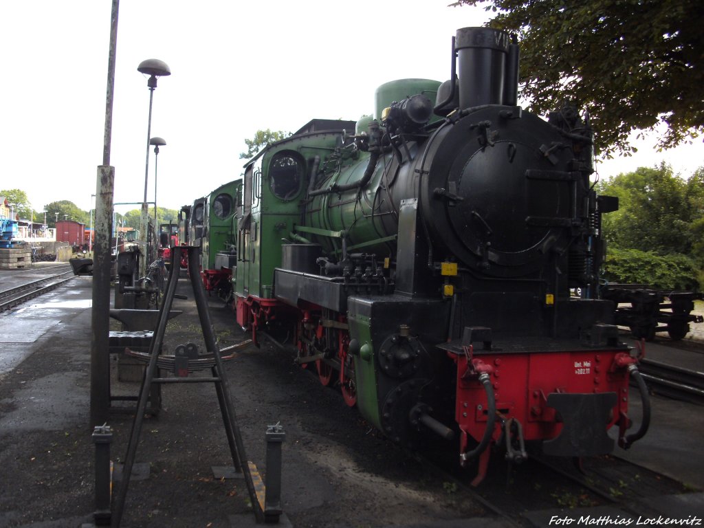 RBB Mh 52 & 53 abgestellt am Kleinbahn BW Putbus am 11.8.13