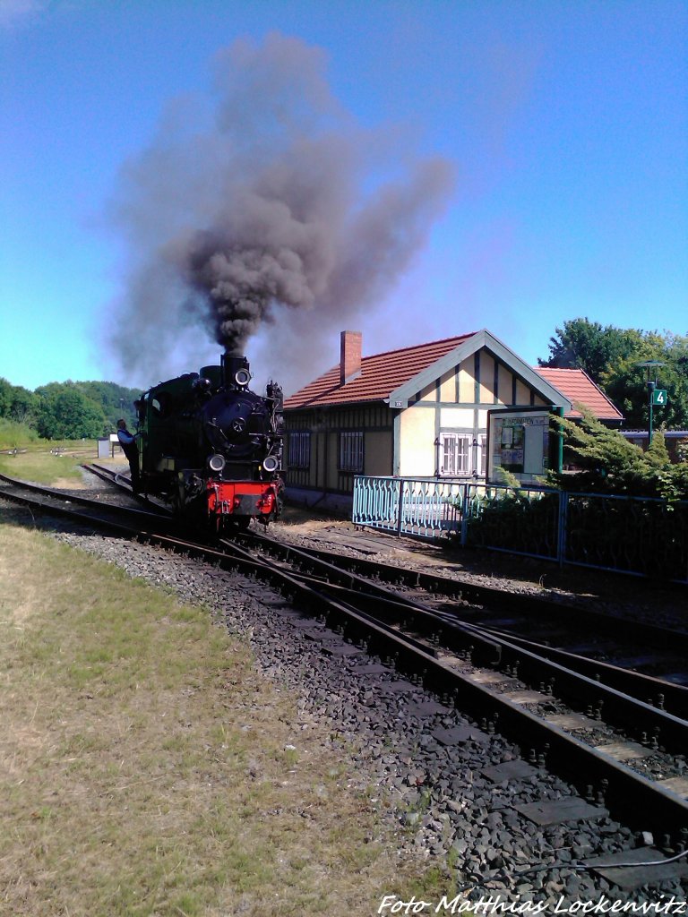 R�BB Mh 52(99 4632) unterwegs zum Zug um sich als 2 Lok sich ranzuh�ngen f�r die Tour nach Lauterbach Mole und zur�ck am 24.7.13