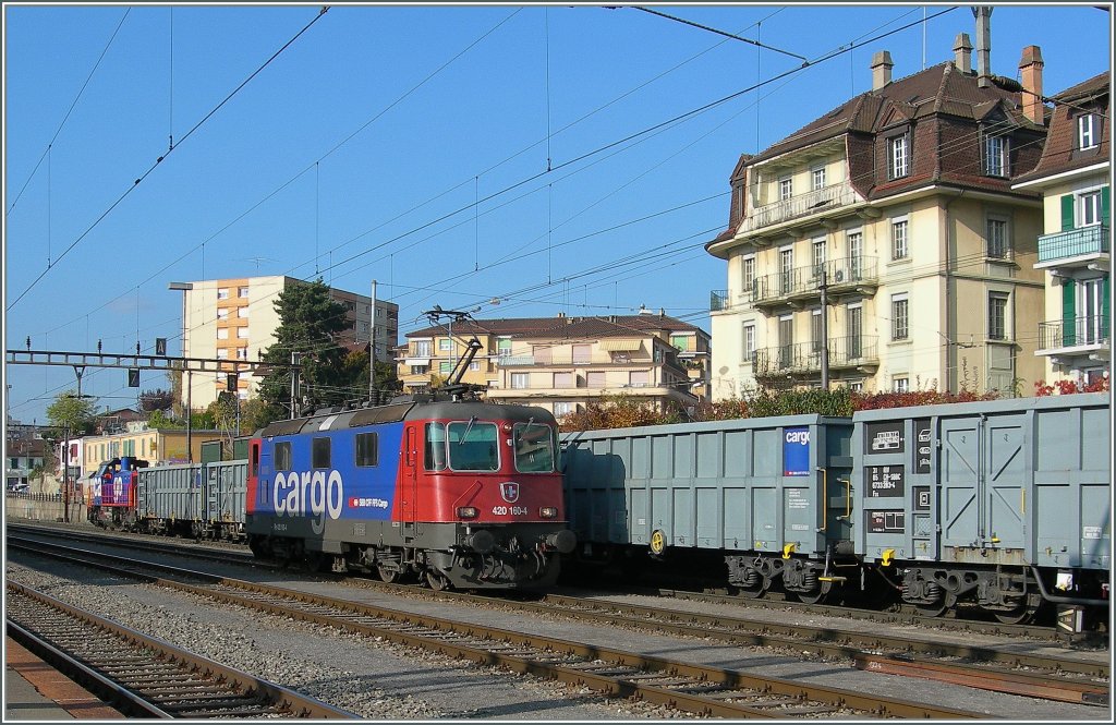 SBB Re 420 160-4 in Renens VD
9. Nov. 2012