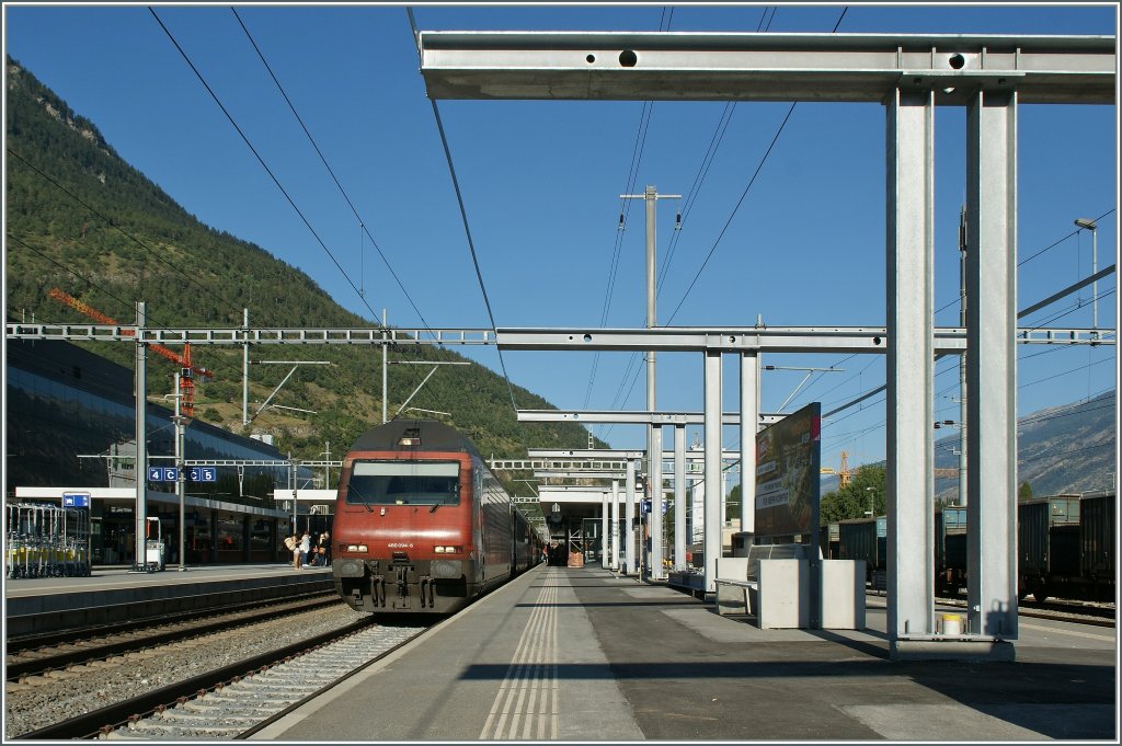 SBB Re 460 094-5 in Visp.
11. August 2012 