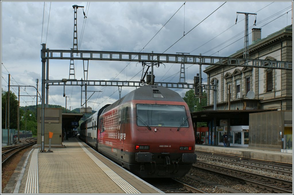 SBB Re 460 094-6 in Liestal. 
22. Mai 2012