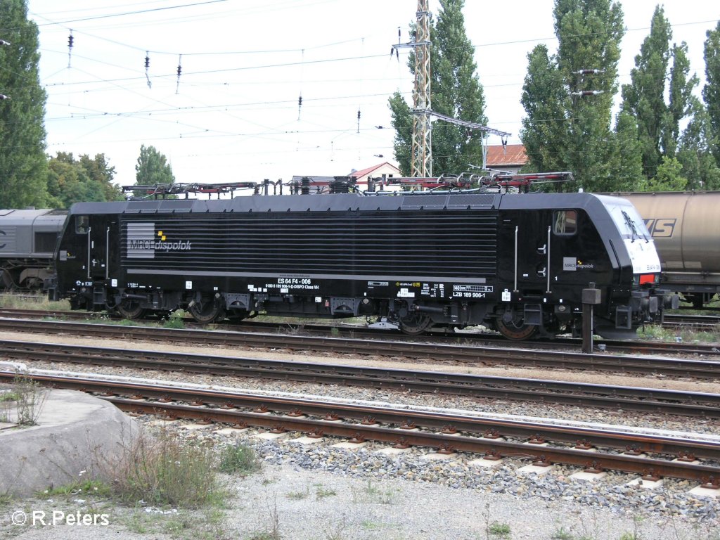 Seitenansicht von E189 906 in Frankfurt/oder. 19.08.08