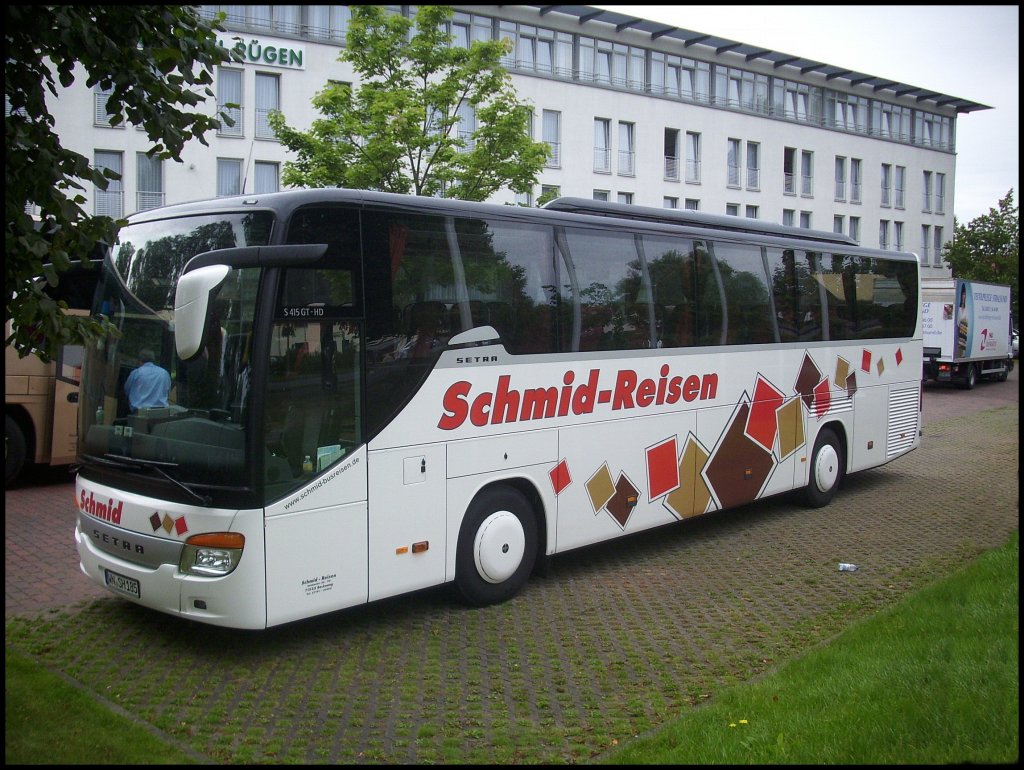 Setra 415 GT-HD von Schmid aus Deutschland in Bergen.