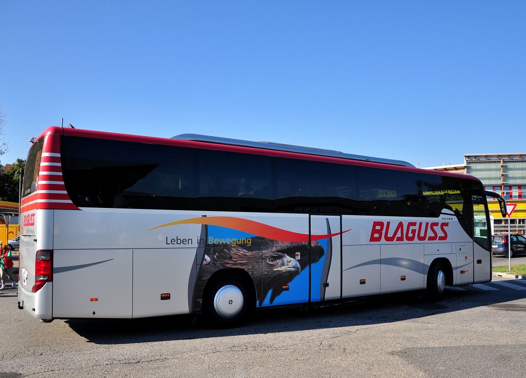 SETRA S415 GT-HD von BLAGUSS aus Wien im September 2012 in Krems.