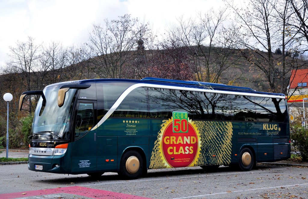 SETRA S415 HD vom Busunternehmer MATH aus sterreich (Club 50,Klug Touristik)im Oktober 2012 in Krems.