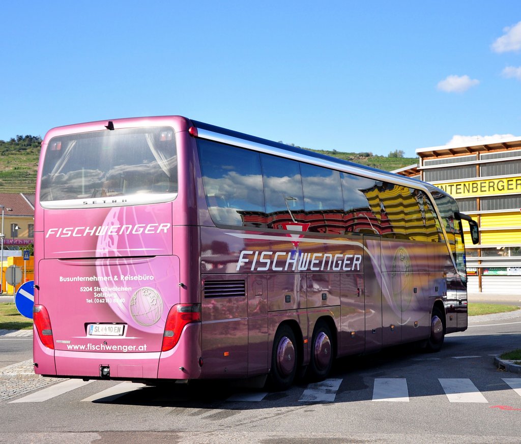 SETRA S416 HDH von FISCHWENGER Reisen aus sterreich im September 2012 in Krems an der Donau.