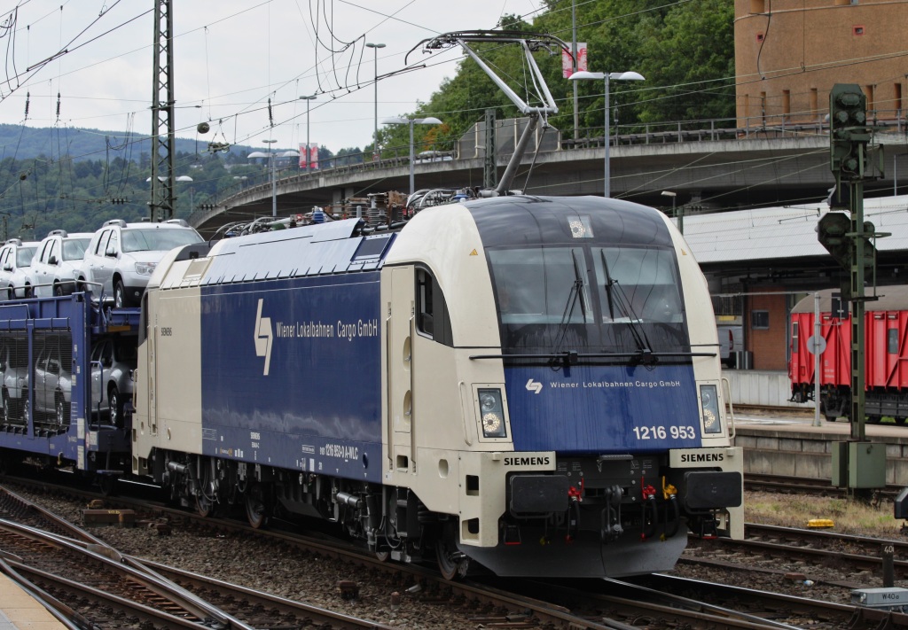 So eine schne Lok... 1216 953 am 23.07.11 in Koblenz