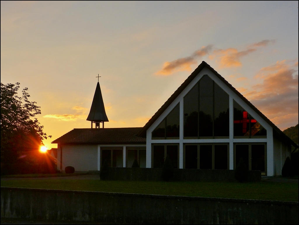 Sonnenuntergang in Bietingen. 15.09.2012 (Jeanny)