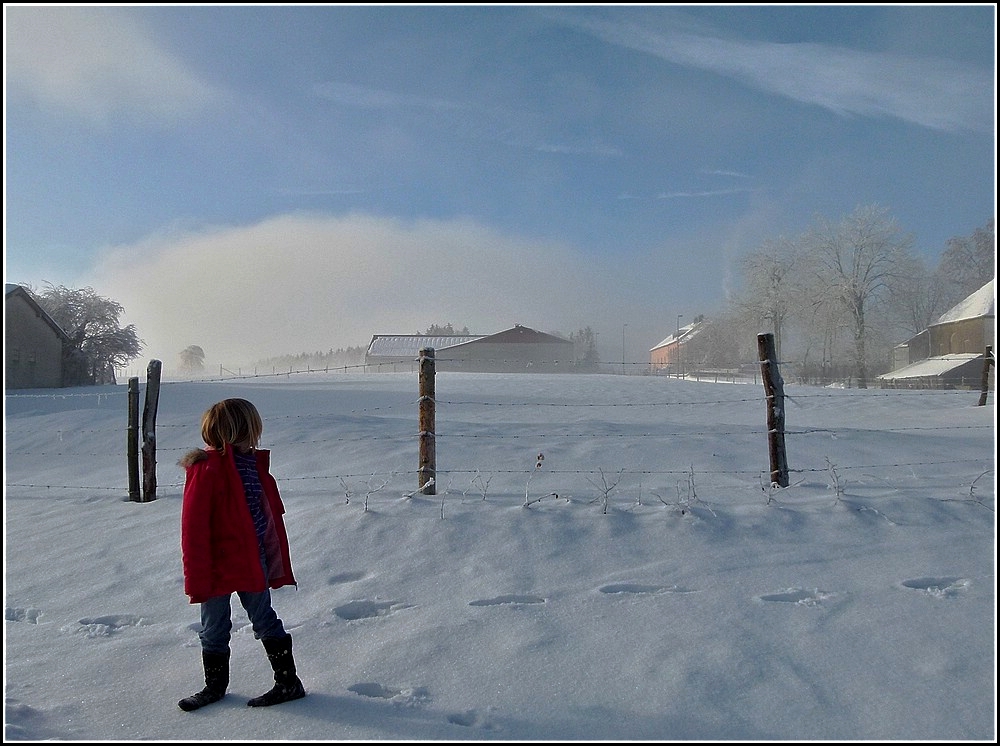 Spuren im Schnee. Berl 31.12.2010 (Jeanny)