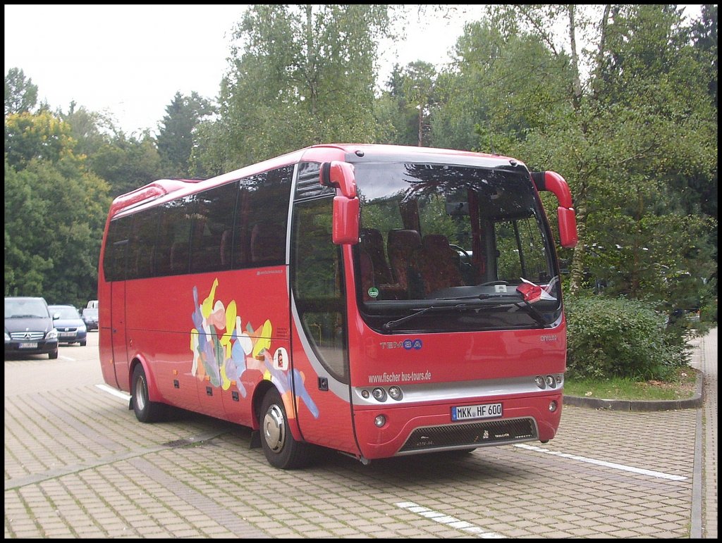 Temsa Opalin von Fischer Tours aus Deutschland vor der Bastei.