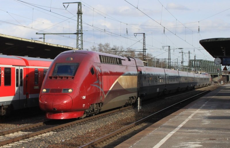 Thalys 4346 am 27.02.2010 in Kln Deutz