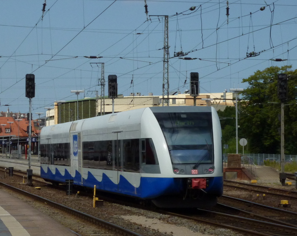 UBB im Bahnhof Stralsund