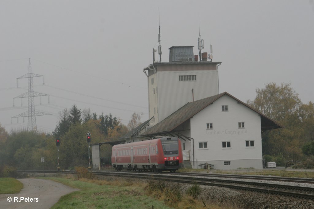 Und noch ein Bild von 612 076 in Heimerting 02.11.10