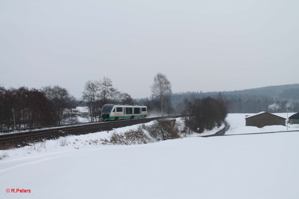 VBG nach Marktredwitz bei Groschlattengrn. 22.02.13