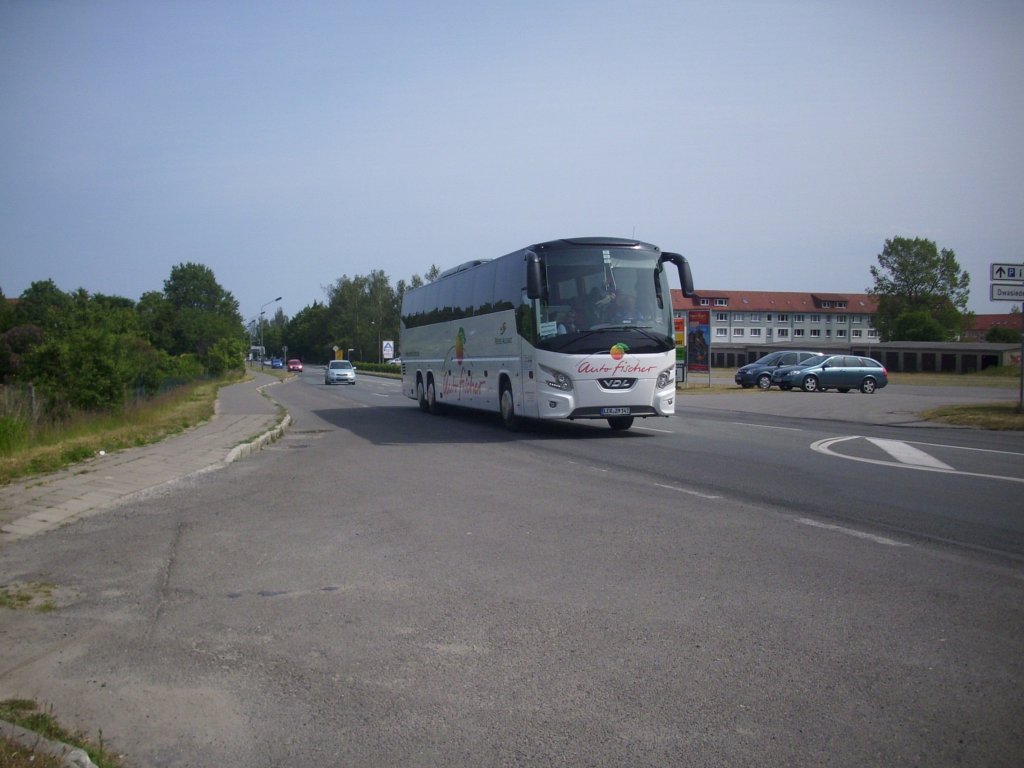 VDL Futura von Auto-Fischer aus Deutschland in Sassnitz.