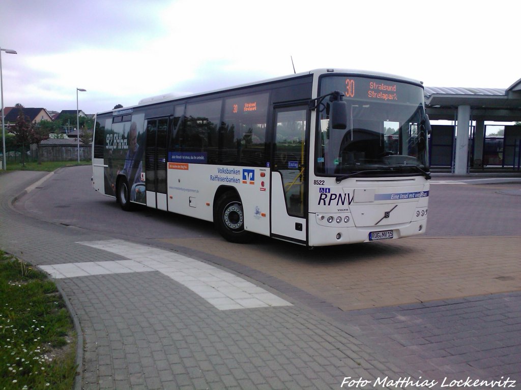 Volvo des RPNV aufm Busbahnhof in Bergen am 31.5.13