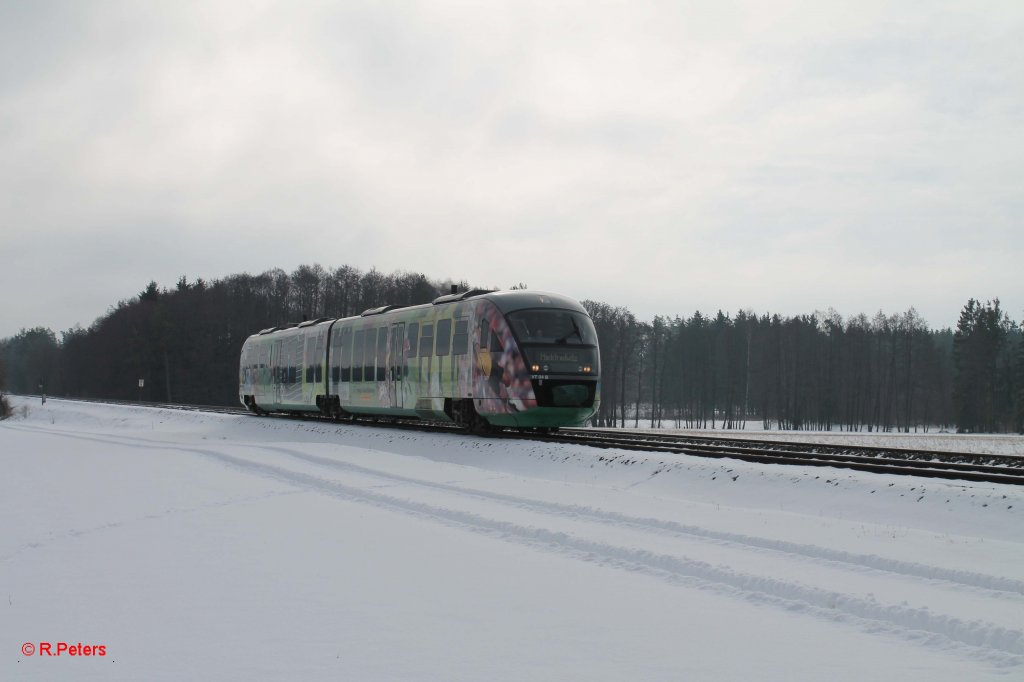 VT04 Fussballdesiro als VBG81110 Schwandorf - Marktredwitz bei Oberteich. 26.02.13