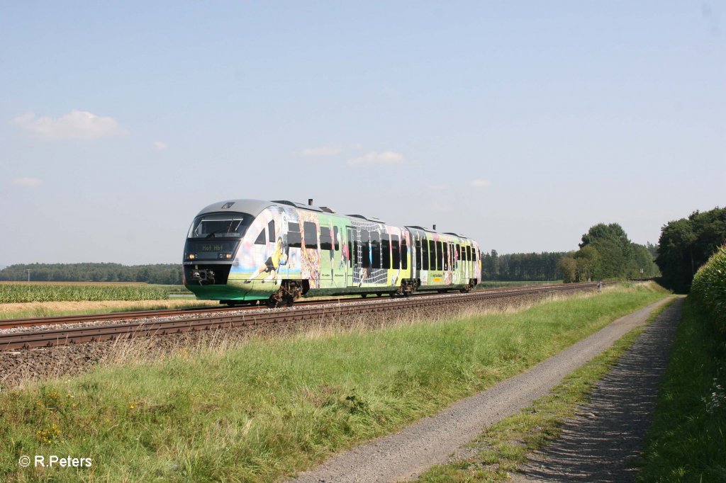 VT04  Fussballdesiro  als VBG81120 nach Hof bei Oberteich. 23.08.11