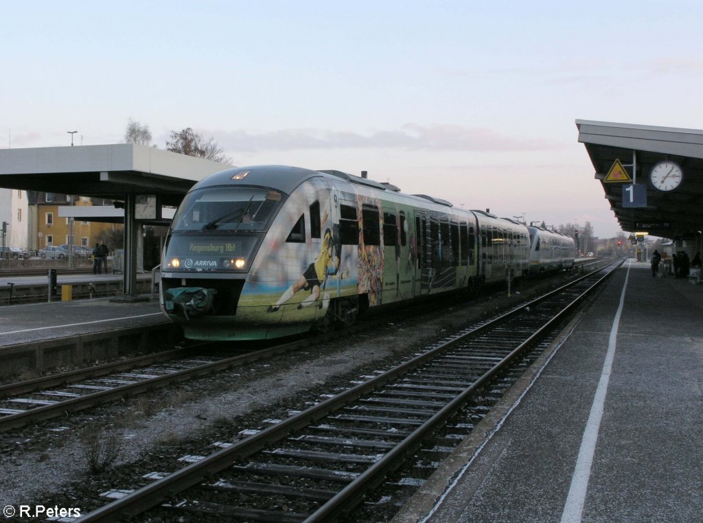 VT04 hat Weiden/Oberpfalz mit einer VBG nach Regensburg erreicht. 05.03.10