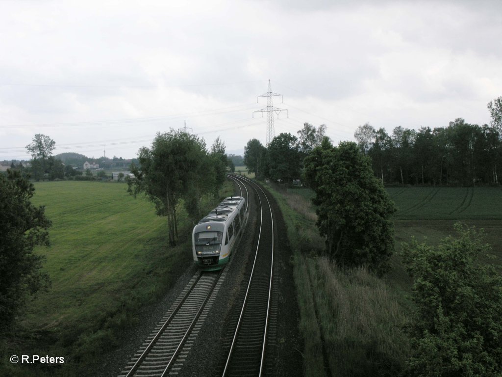 VT07 als VBG81920 nach Hof bei Richt bei Schwandorf. 26.05.10