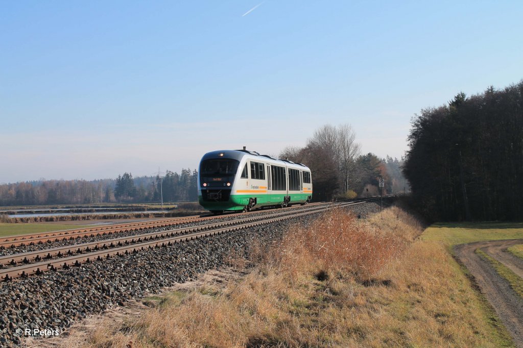 VT25 als VBG nach Hof bei Oberteich. 19.11.12