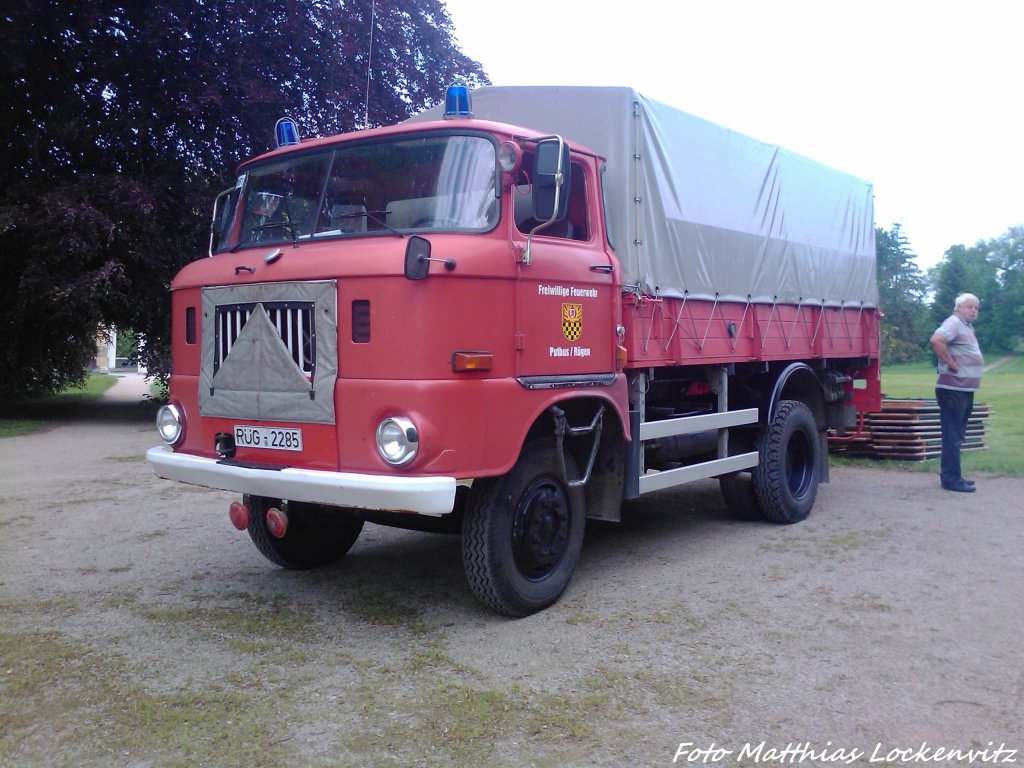 W50 LA der Feuerwehr Putbus im Putbusser Park am 1.6.13