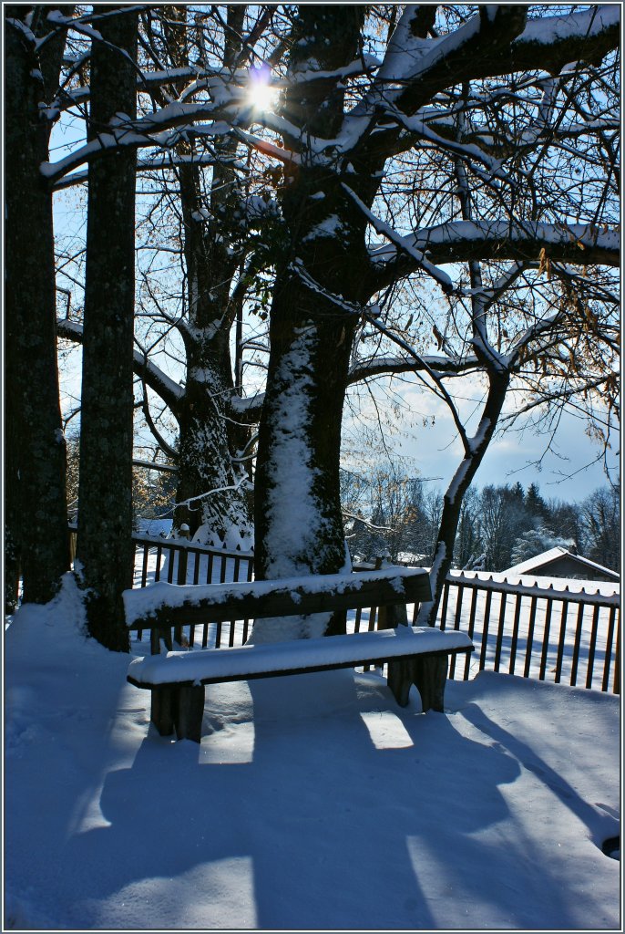 Winterstimmung in Blonay.
(16.01.2013)