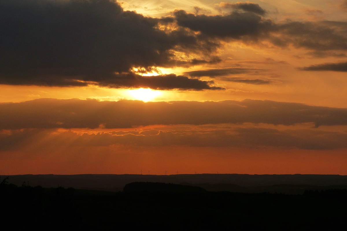 . Abendstimmung in Heiderscheid. 17.05.2015 (Hans)