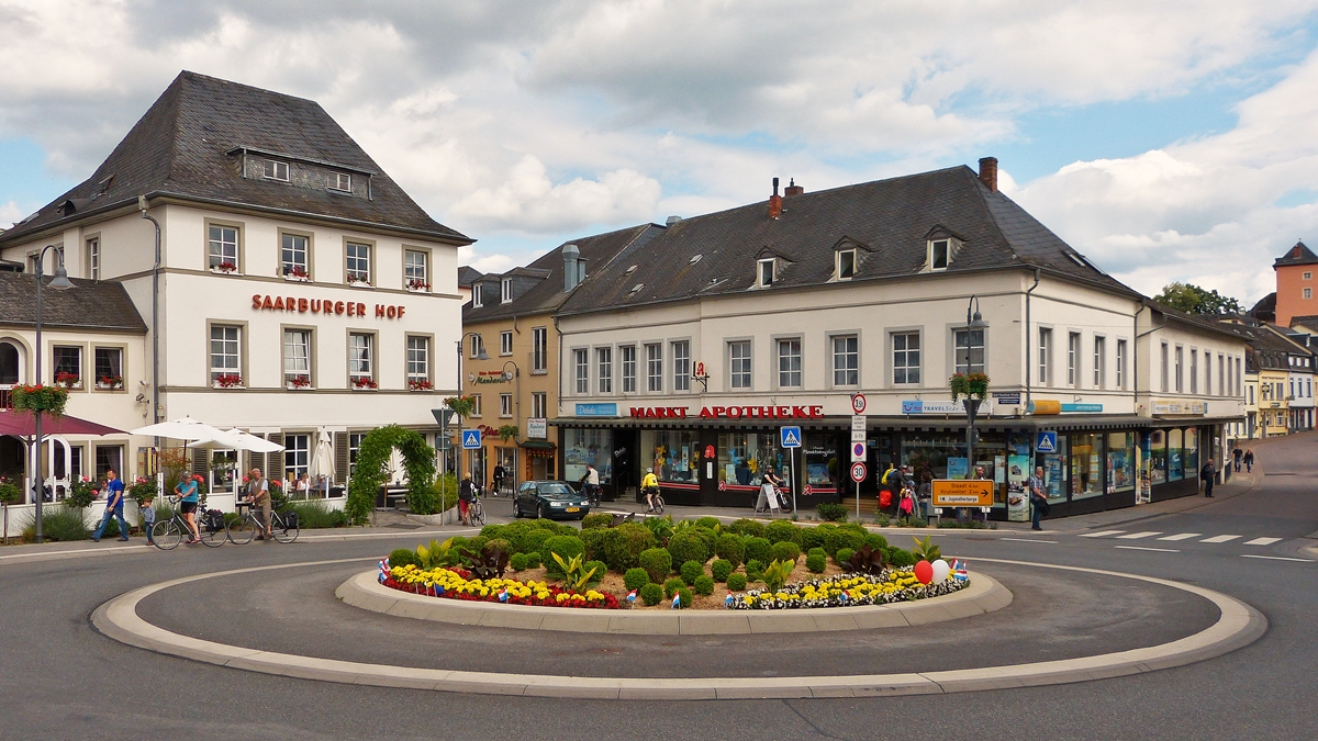 . In Saarburg geht es an unserem Nationalfeiertag luxemburgischer zu, als im Groherzogtum selbst. 23.06.2015 (Hans)