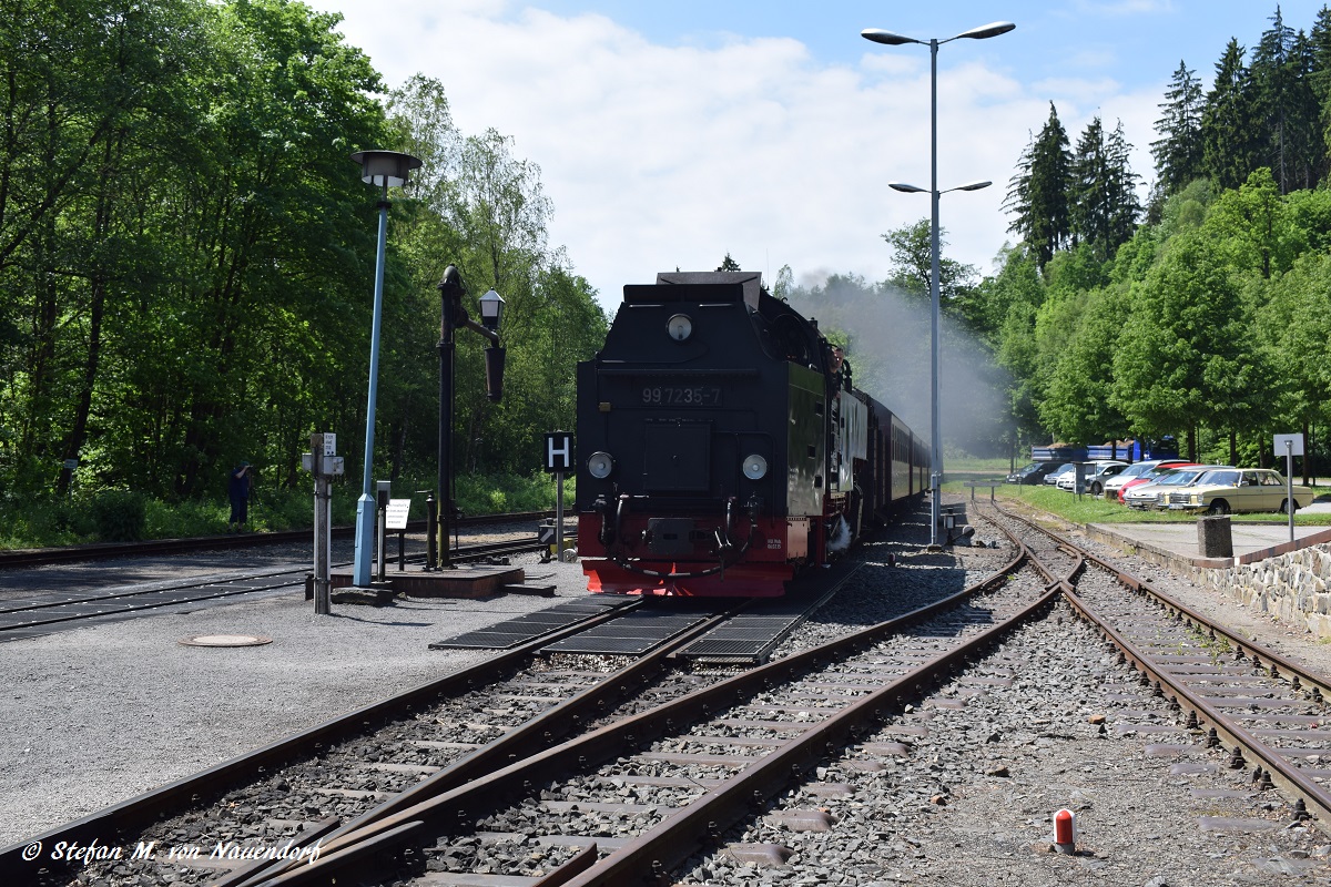 02.06.2017: Einfahrt in Alexisbad.