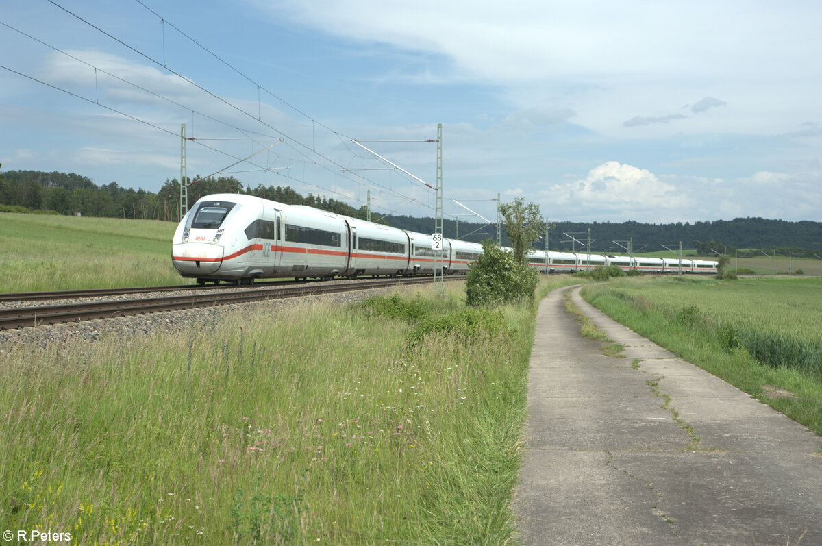 0812 036 ICE 504 München - Hamburg bei Oberdachstetten. 08.06.24