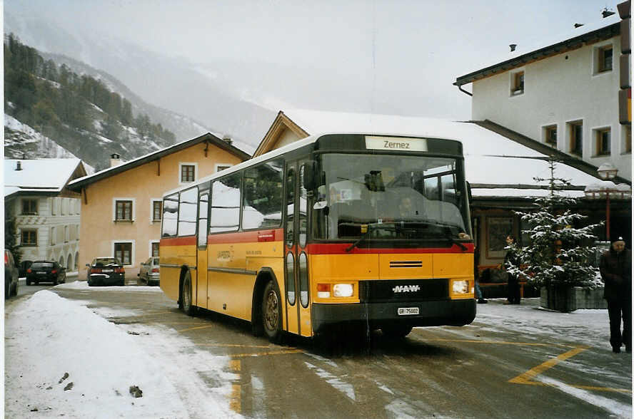 (082'403) - Terretaz, Zernez - GR 75'002 - NAW/Hess (ex Frigg, Zernez) am 1. Januar 2006 in Mstair, Posta