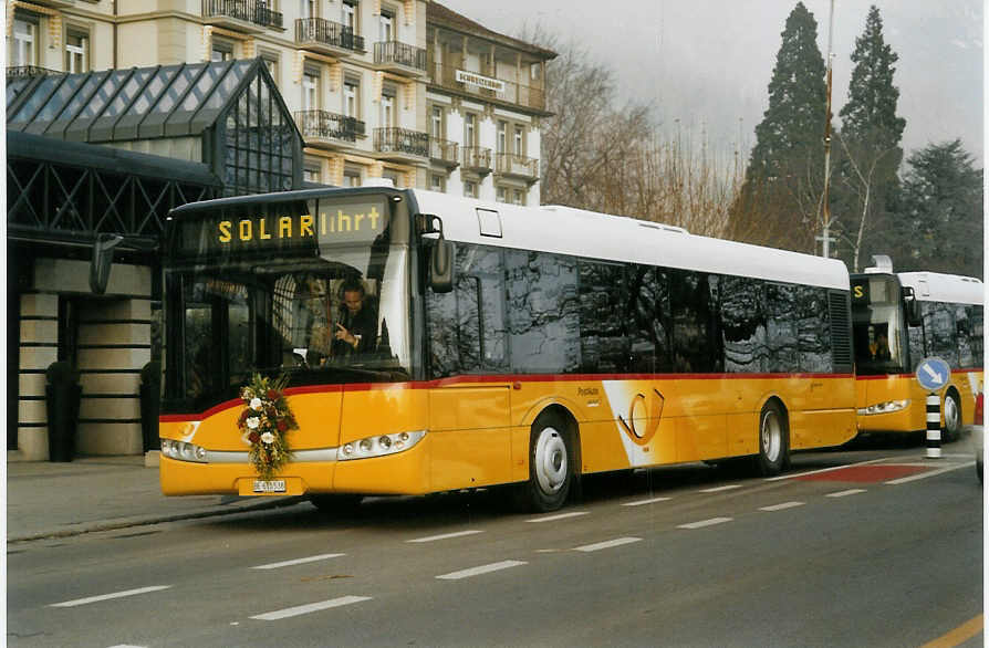 (082'605) - PostAuto Bern - BE 610'538 - Solaris am 14. Januar 2006 in Interlaken, Jungfrau