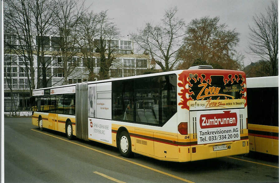 (082'926) - STI Thun - Nr. 84/BE 543'384 - Mercedes am 7. Februar 2006 bei der Schifflndte Thun