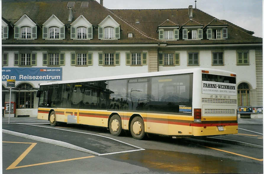 (084'628) - STI Thun - Nr. 79/BE 285'779 - Setra am 6. Mai 2006 beim Bahnhof Bern