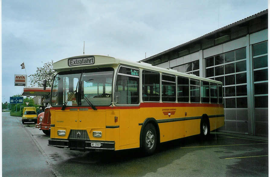 (085'406) - Osthues, Teufen - Nr. 15/AR 17'057 - Saurer-Leyland/Hess (ex AVG Grindelwald Nr. 15; ex RhV Altsttten Nr. 42) am 20. Mai 2006 in Bellach, Hess