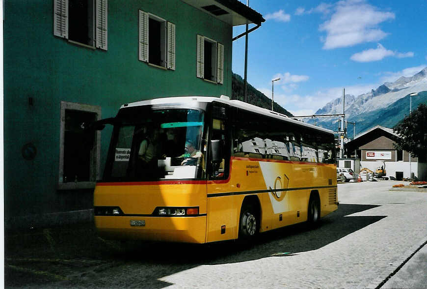 (088'432) - Barenco, Faido - TI 120'622 - Neoplan am 2. August 2006 beim Bahnhof Airolo