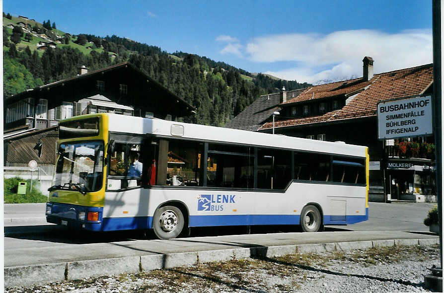 (089'623) - AFA Adelboden - Nr. 51/BE 539'151 - MAN (ex BAM Morges Nr. 5) am 3. September 2006 beim Bahnhof Lenk