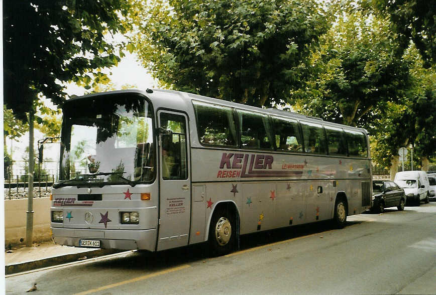 (090'037) - Aus Deutschland: Keller, Leimersheim - GER-K 611 - Mercedes am 8. Oktober 2006 in Calella. Strand